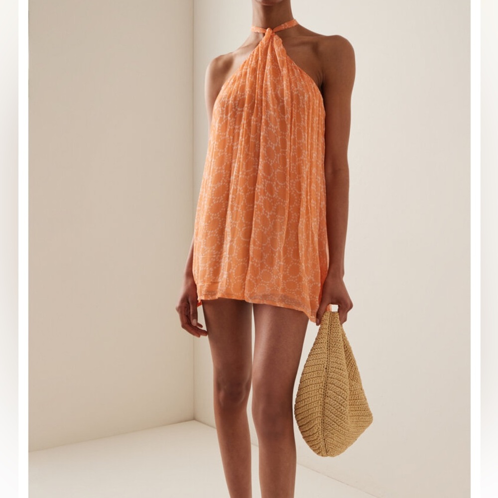Cloe Cassandro Jeanie Silk Mini Dress | Size Small